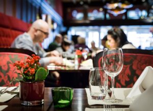  Fine dining restaurant in Tokyo with elegant table setting